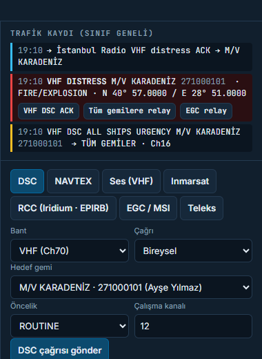 Onaydan sonra trafik kaydı